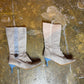 Mustang Wild Leather Boots Gray - 38