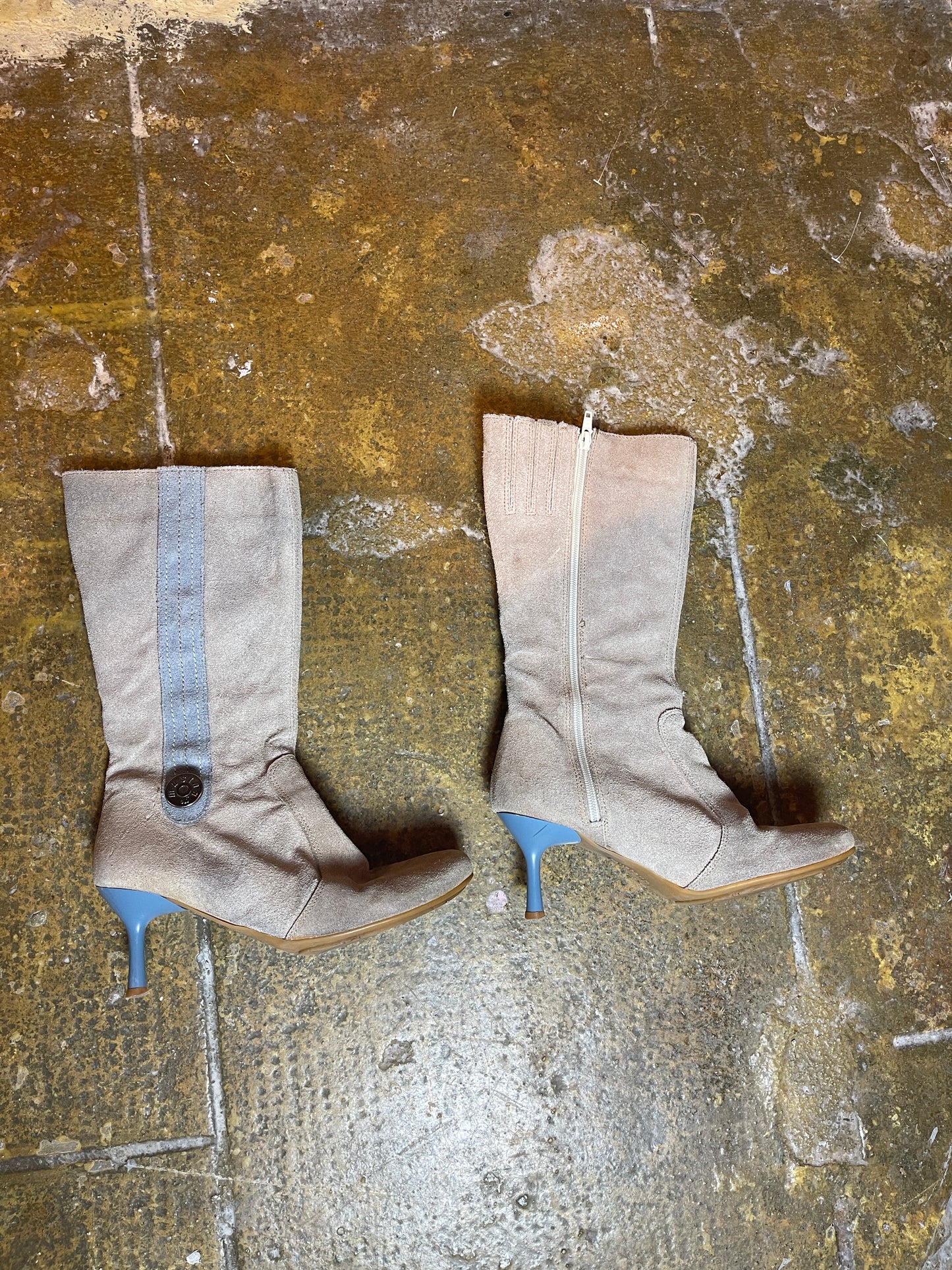 Mustang Wild Leather Boots Gray - 38