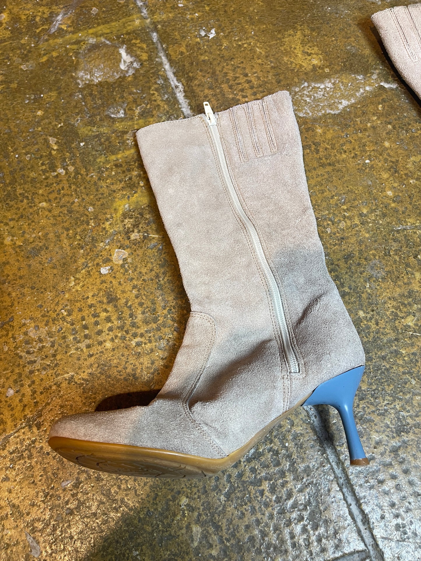 Mustang Wild Leather Boots Gray - 38
