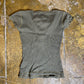 Jennifer Short Sleeve Top Khaki 2000s y2k - S