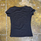 Blumarine Short Sleeve Top Black 2000s y2k Rockabilly Sexy with Attitude - M