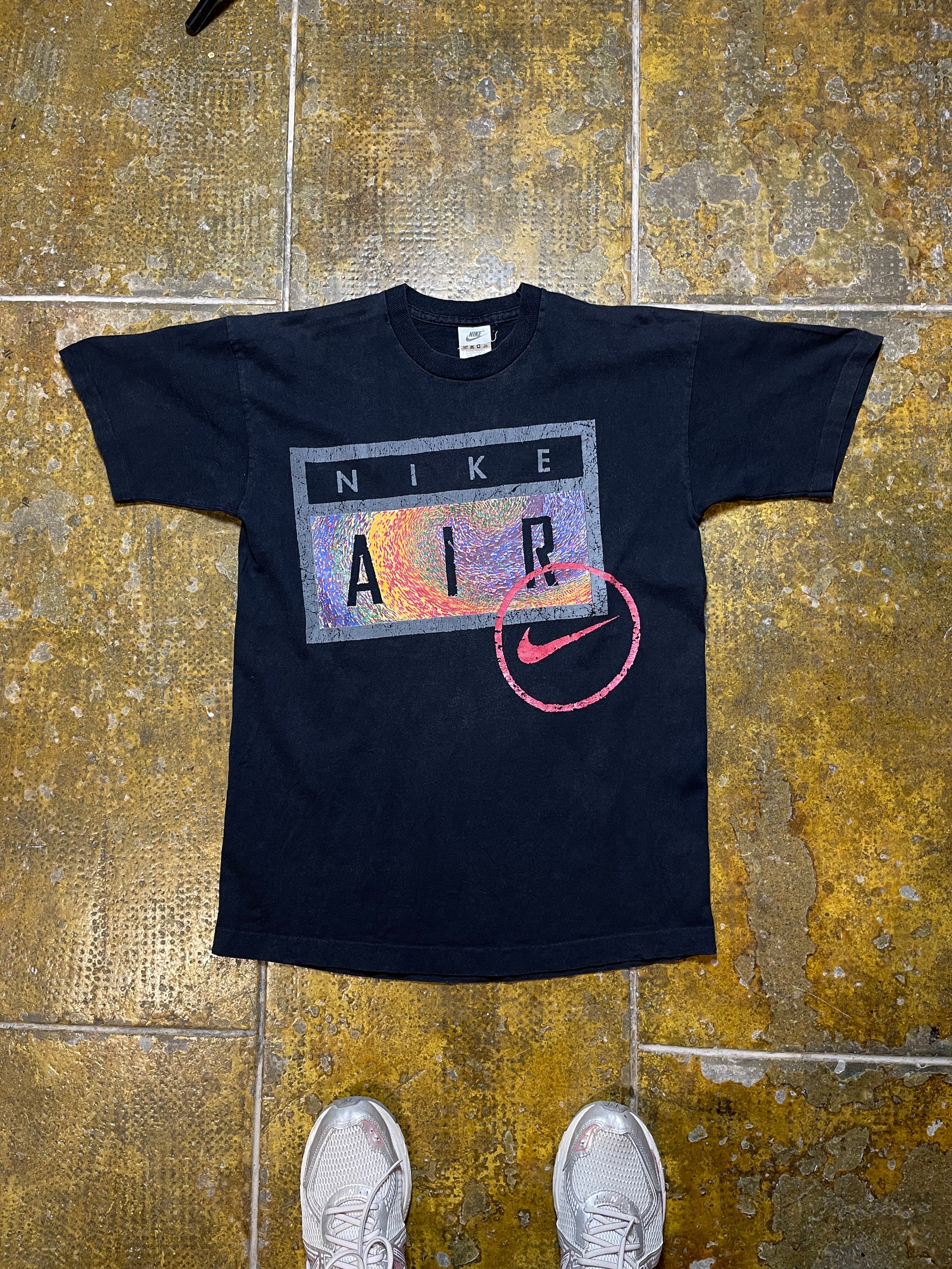 Nike Air Singlestitch T-Shirt Black 1990s - M