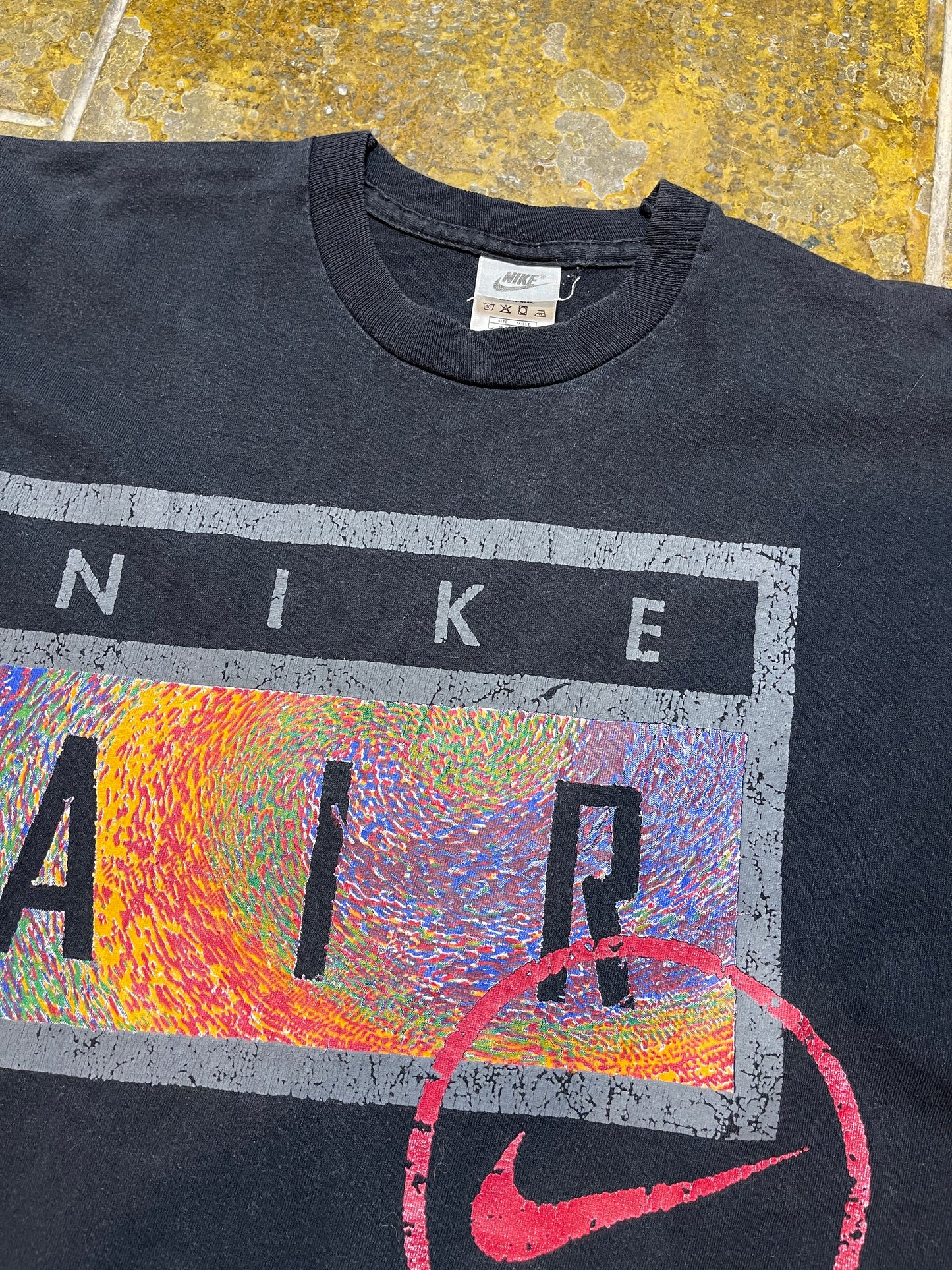 Nike Air Singlestitch T-Shirt Black 1990s - M