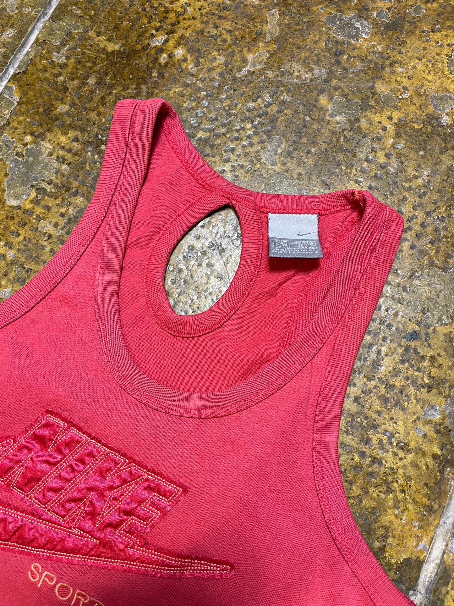 Nike Sleeveless Top Pink 2000s y2k - M