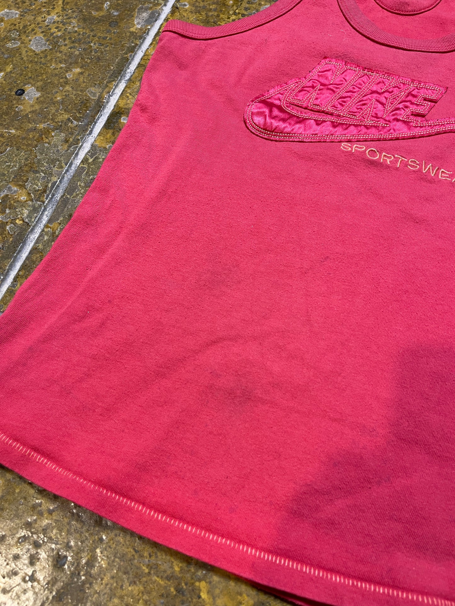 Nike Sleeveless Top Pink 2000s y2k - M