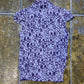 Straboski Sleeveless See Through Top White Purple 2000s y2k - M
