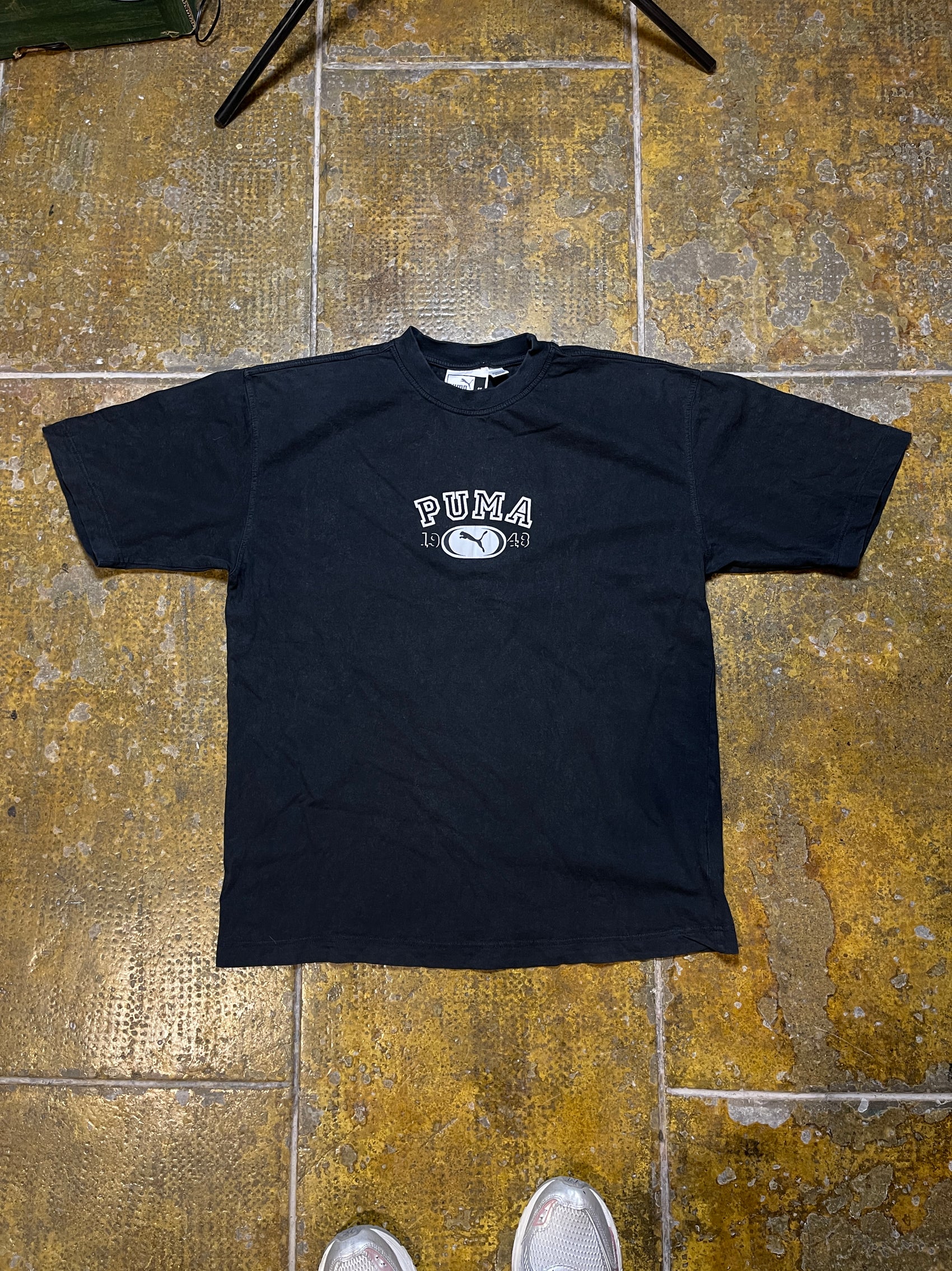 Puma VIntage T-Shirt Black 1990s - M