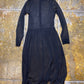 Cop Copine Long Sleeve See Through Dress Black - S
