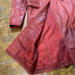VIntage Zara Long Leather Coat Red 1990s - L