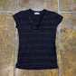 Red Soul Short Sleeve Top Black 2000s y2k - S