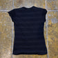 Red Soul Short Sleeve Top Black 2000s y2k - S