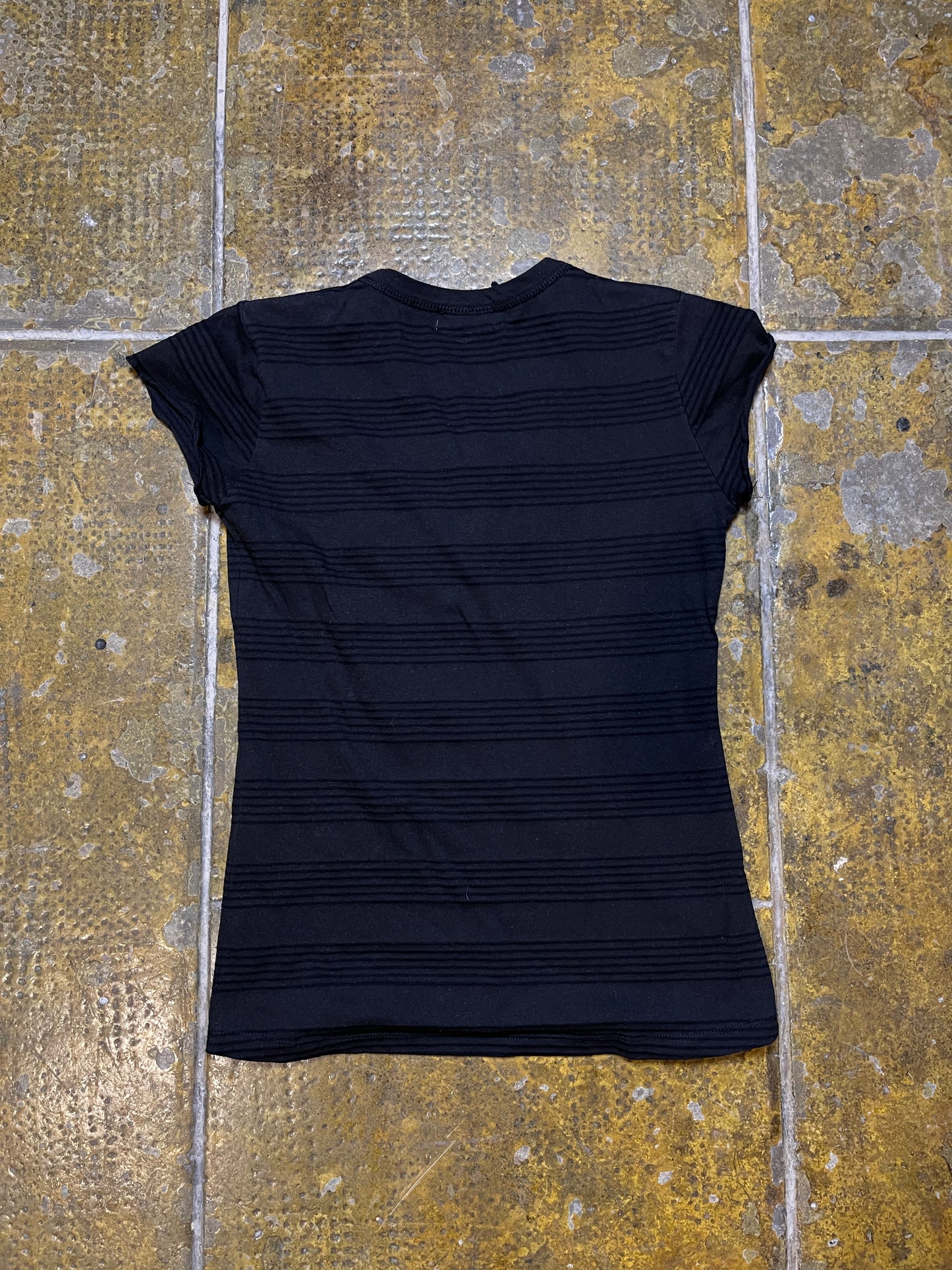 Red Soul Short Sleeve Top Black 2000s y2k - S
