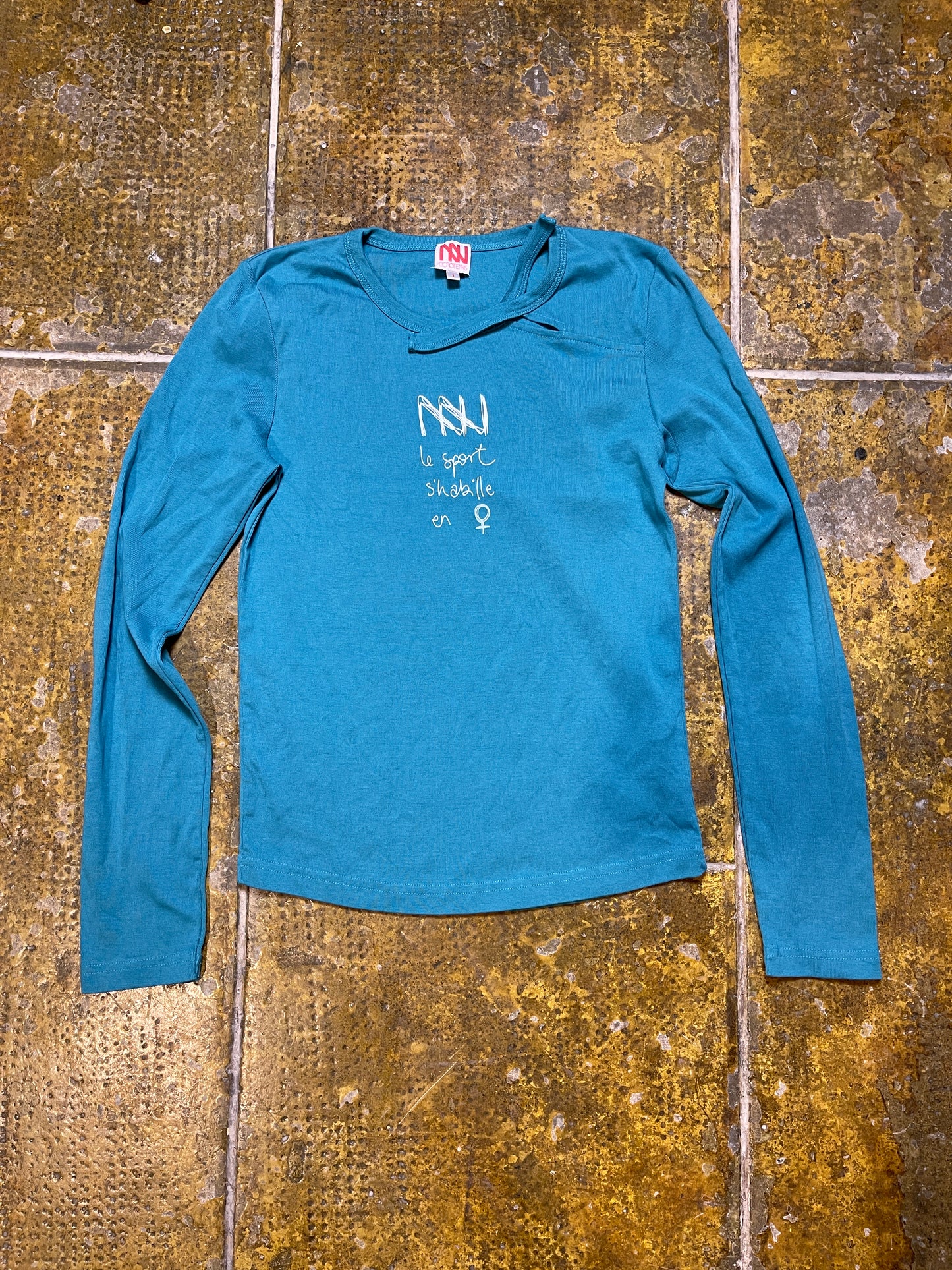 Dorotennis Long Sleeve Top Blue 2000s y2k - S