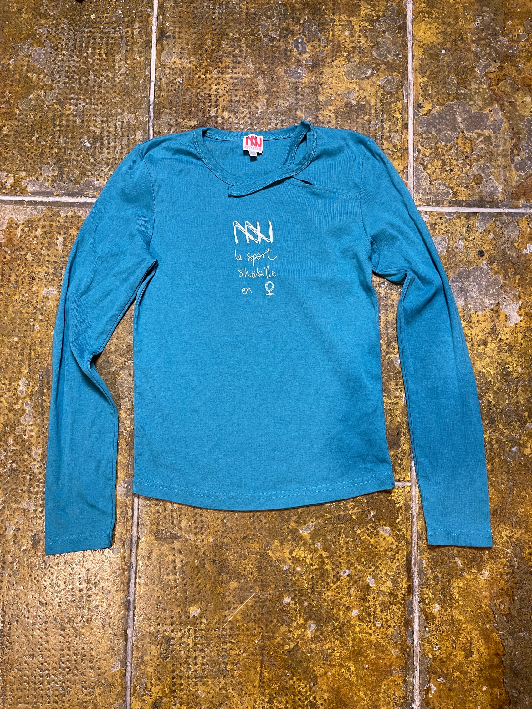 Dorotennis Long Sleeve Top Blue 2000s y2k - S