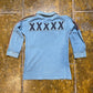 School Rag Short Sleeve Top Blue 2000s y2k - XS