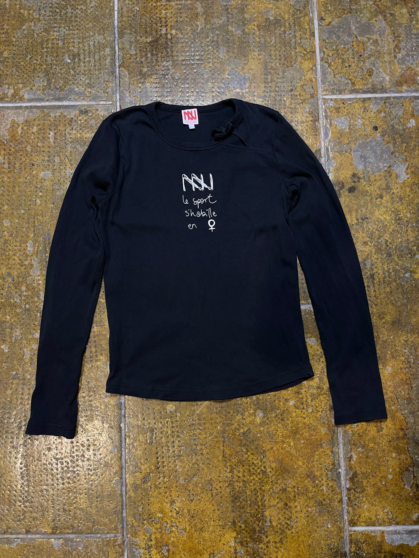 Dorotennis Long Sleeve Top Black 2000s y2k - S