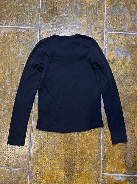 Dorotennis Long Sleeve Top Black 2000s y2k - S