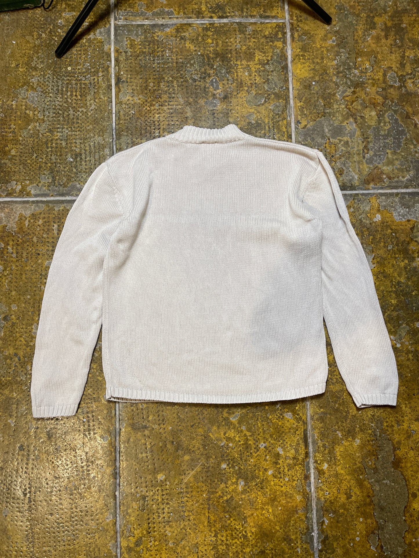 Dorotennis Knitted Sweatshirt Cream White 2000s y2k - XS