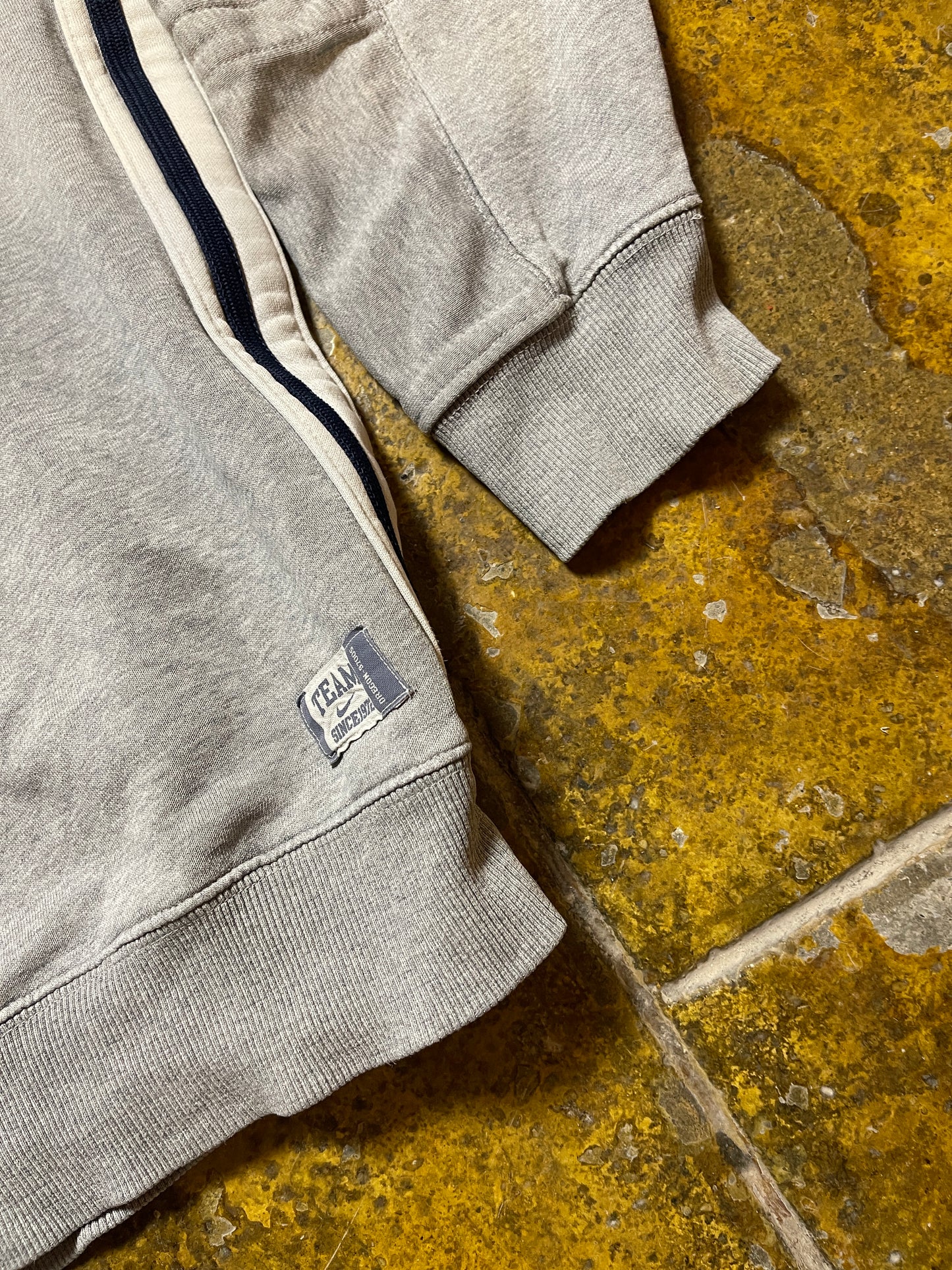 Nike Oregon 72 Hoodie Gray Navy 2000s y2k - S