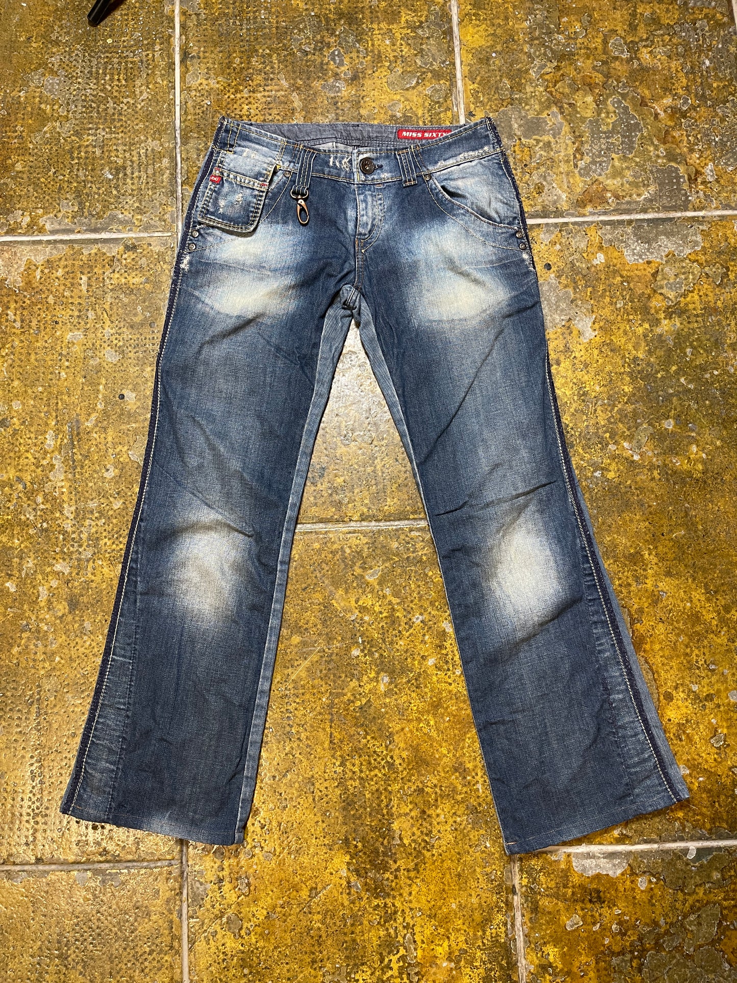 Miss Sixty Bootcut Low Waist Denim Pants Blue 2000s y2k - M