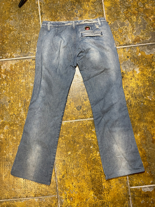 Miss Sixty Bootcut Low Waist Denim Pants Blue 2000s y2k - M