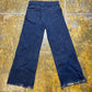 Max Mara Denim Capri Pants Blue 2000s y2k - XS