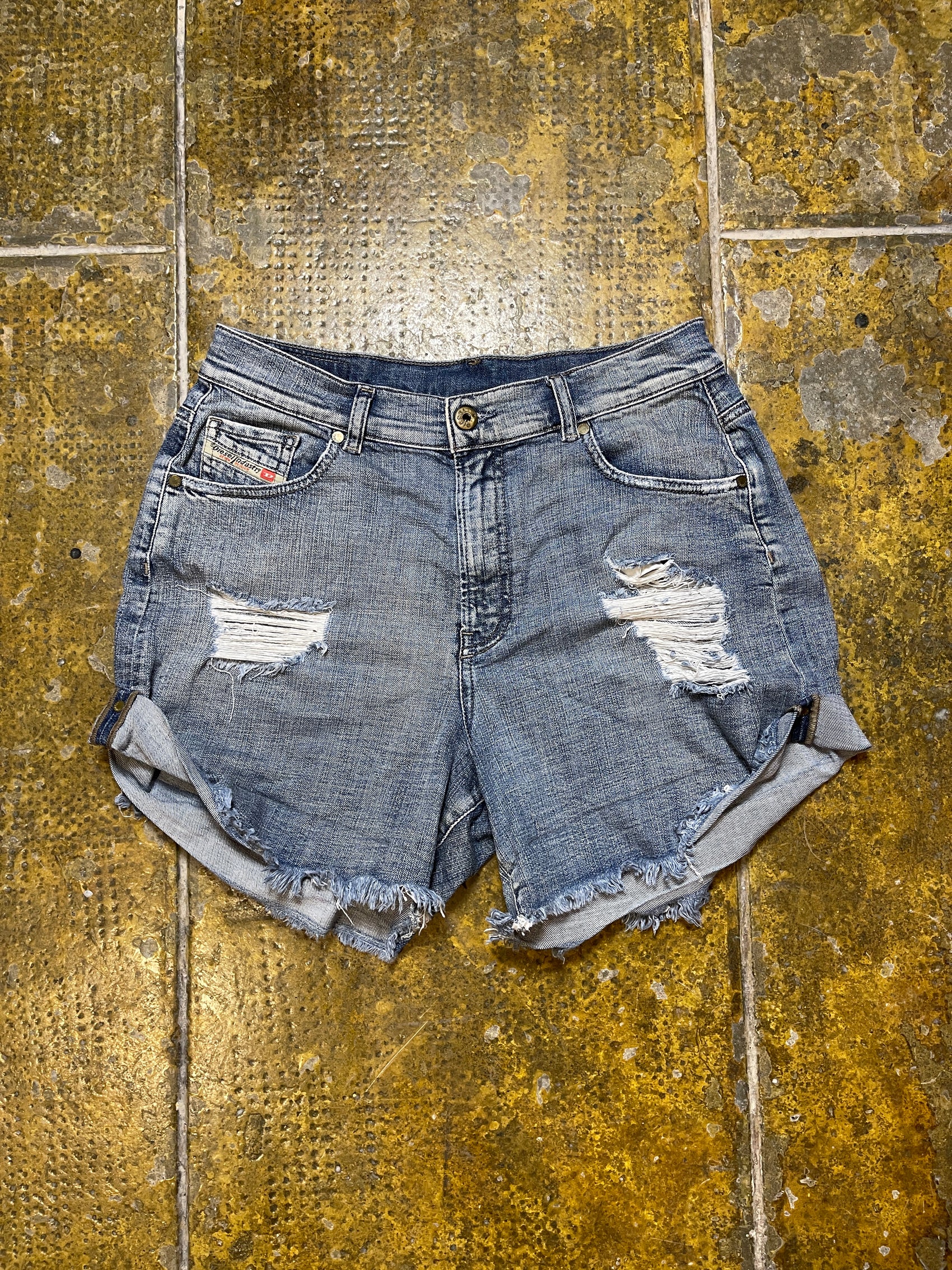 Diesel Denim Short Blue 2000s y2k - M/L