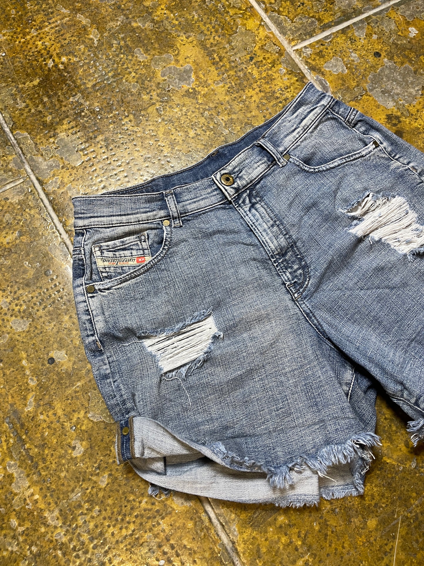 Diesel Denim Short Blue 2000s y2k - M/L
