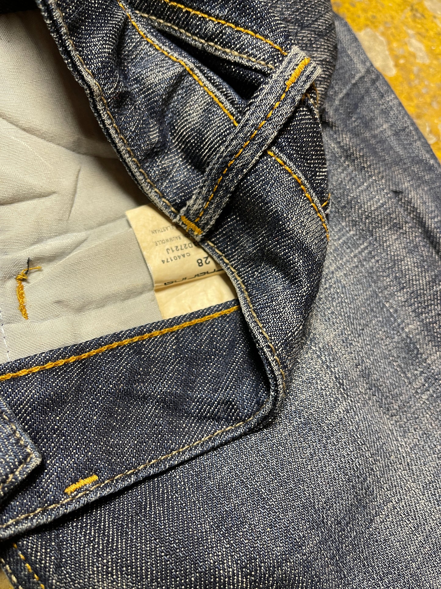 Fornarina Low Waist Skinny Denim Pants Blue 2000s y2k - M