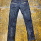 Fornarina Low Waist Skinny Denim Pants Blue 2000s y2k - M