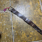 Playboy Leather Belt Brown Boho 2004 y2k