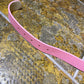 Playboy Leather Belt 2004 Pink 2000s y2k Big Buckle