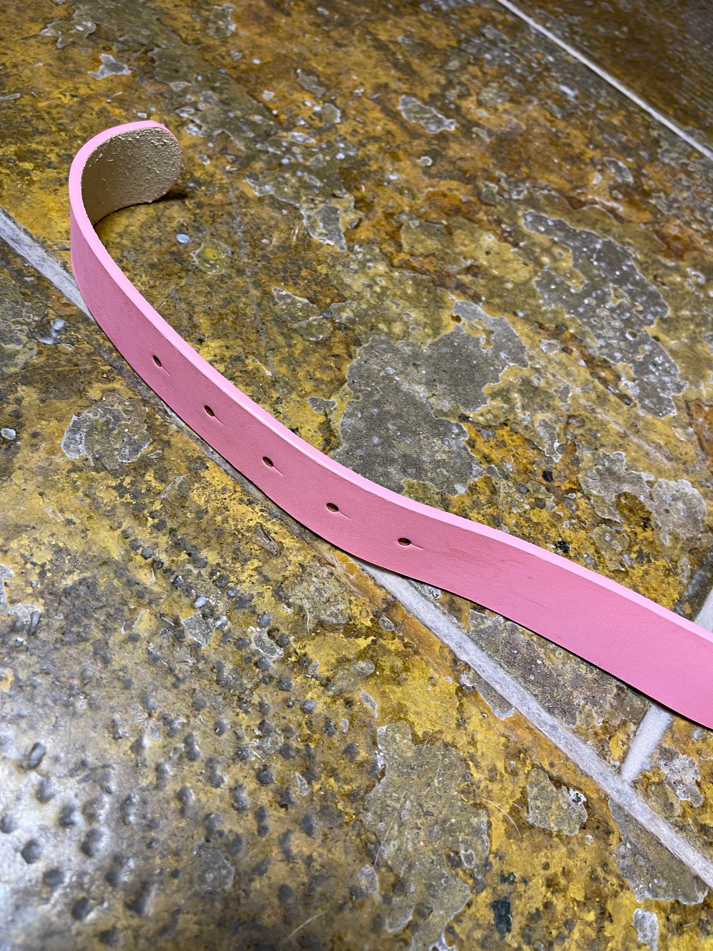 Playboy Leather Belt 2004 Pink 2000s y2k Big Buckle