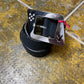Playboy Belt Leather Cotton Black Silver Big Buckle 2004 y2k