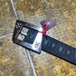 Playboy Belt Leather Cotton Black Silver Big Buckle 2004 y2k