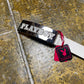Playboy Leather Belt White Big Buckle Silver 2004 y2k