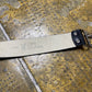 Playboy Leather Belt Black Silver Metal 2004 y2k