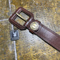 Playboy Leather Belt Brown Big Buckle 2000s y2k