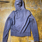 Abercrombie & Fitch Zip Through Hoodie Sweatshirt Chunky 2000s y2k Navy - L