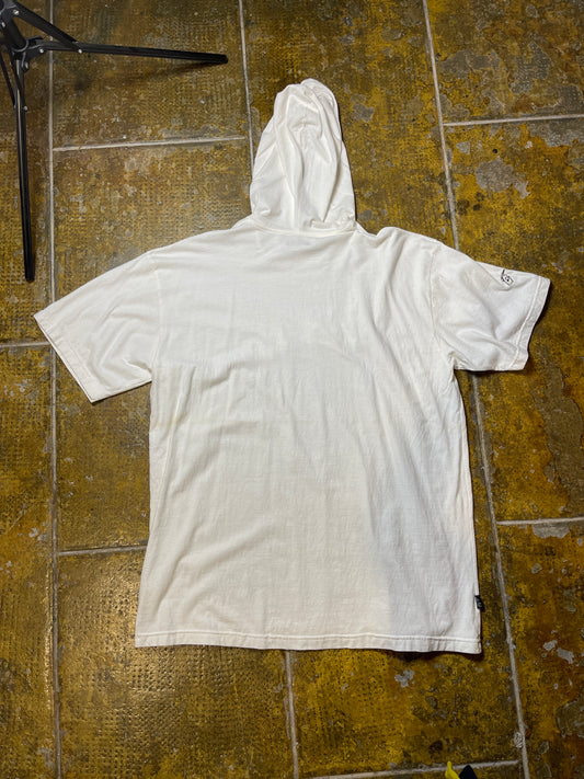 Fly Up Hooded T-Shirt White 2000s y2k - XL/XXL