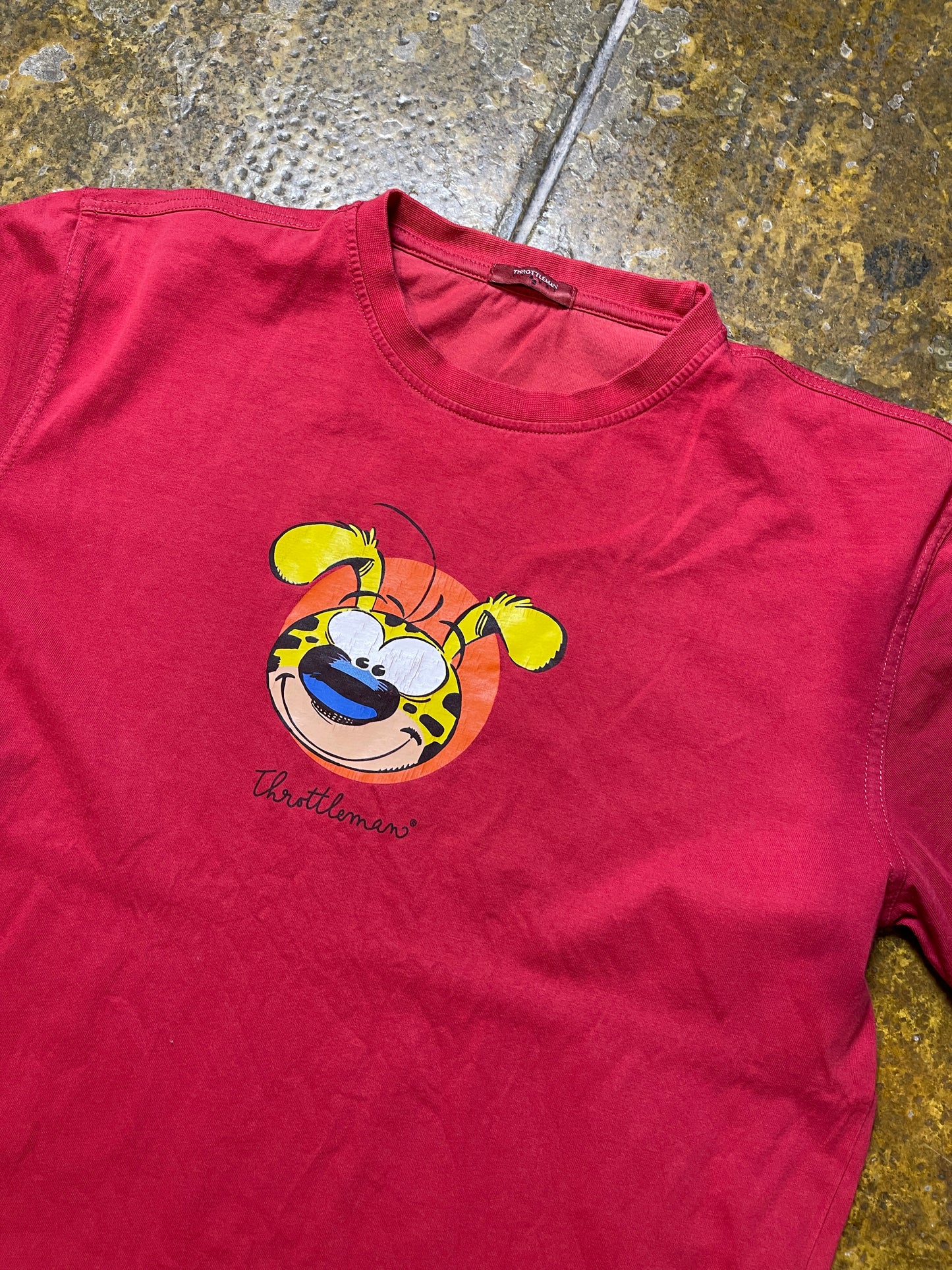Throttleman T-Shirt Marsupilami Red - S
