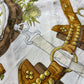 Vintage Hermes 'Aux Champs' Silk Scarf 1970 Caty Latham