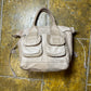 Liebeskind Berlin Shopper Shoulder Bag Leather Cream 2000s y2k