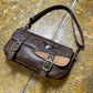 Playboy Shoulder Bag Brown Faux Leather 2004