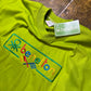 Vintage Benetton T-Shirt Singlestitch Green 1980s Deadstock - L