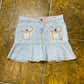 Felos Girl Denim Mini Skirt Blue 2000s y2k - XS