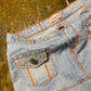 Felos Girl Denim Mini Skirt Blue 2000s y2k - XS