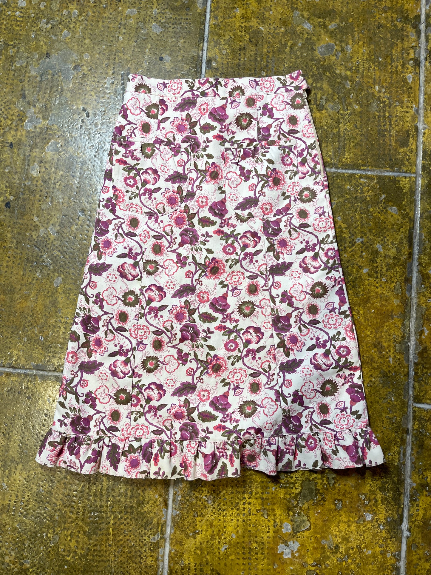Vintage Long Flower Dress Fairy 2000s y2k - XS