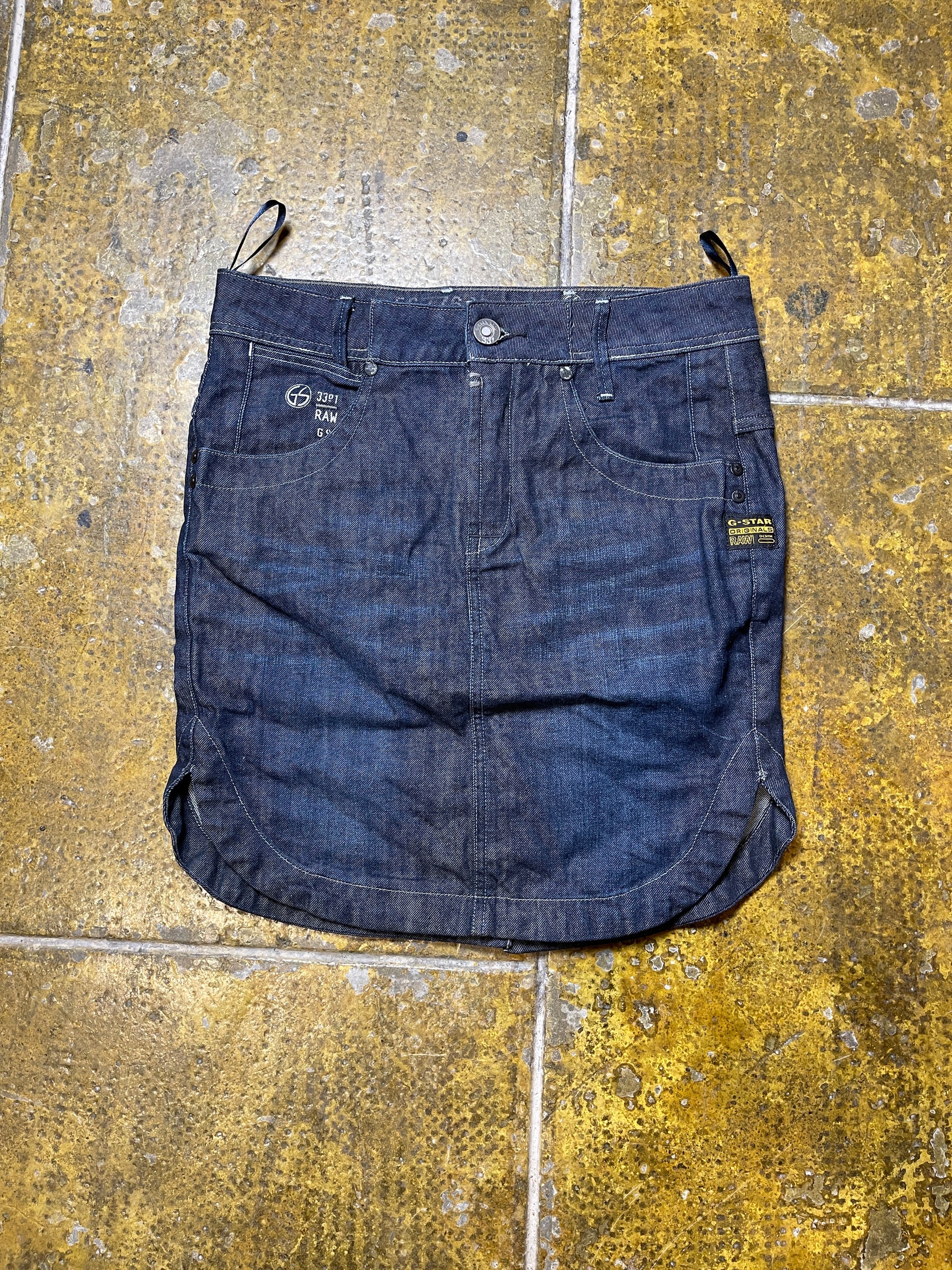 G-Star Raw Denim Skirt Blue 2000s y2k - S