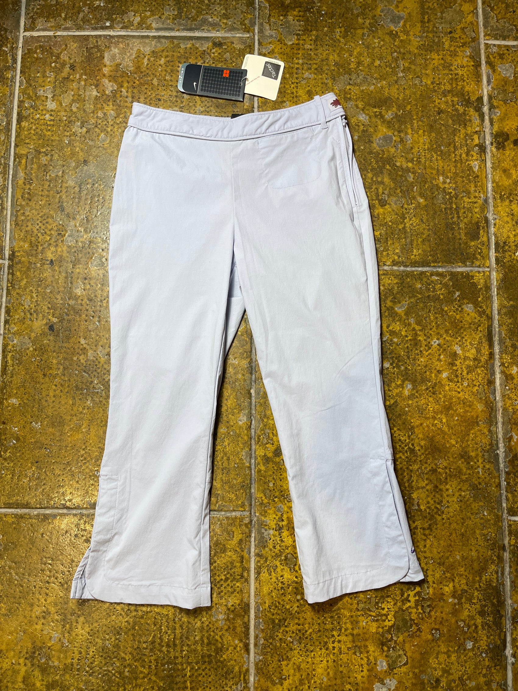 Nike Track Sport Capri Pants Lavender 2000s y2k Deadstock - S